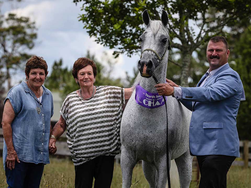 SS Tifla, owned by Gerzane Arabians, was awarded Champion Purebred Mare